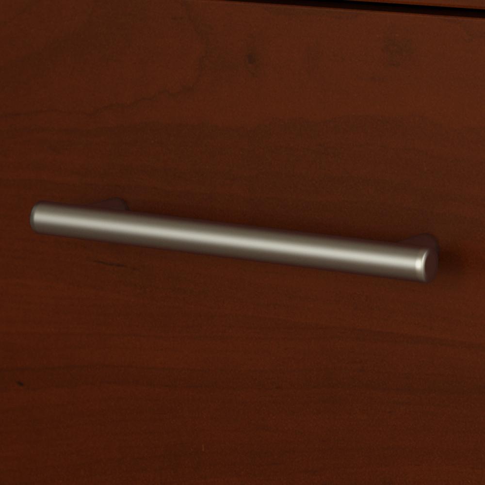 Bush Furniture Somerset 60W Office Desk with Lateral File Cabinet and 5 Shelf Bookcase, Hansen Cherry. Picture 3