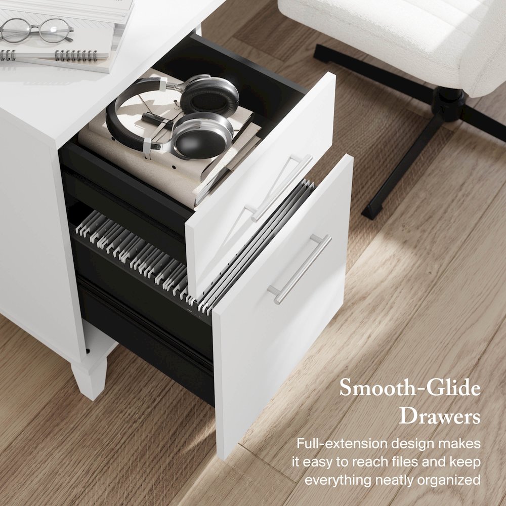 Somerset 72W 3 Position Sit to Stand L Shaped Desk. Picture 4