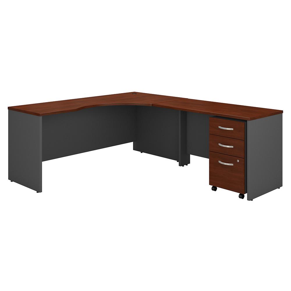 C Right Handed Corner Desk, 48W Return and Mobile File Cabinet. Picture 1