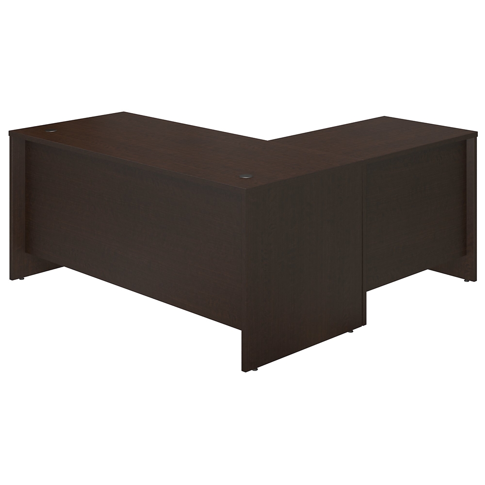 Series C Elite 66W x 30D Desk Shell with 36W Return in Mocha Cherry. Picture 3