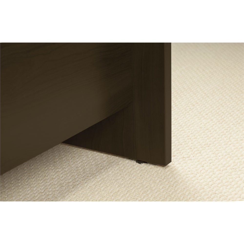 Series C Elite 66W x 30D Desk Shell with 36W Return in Mocha Cherry. Picture 5