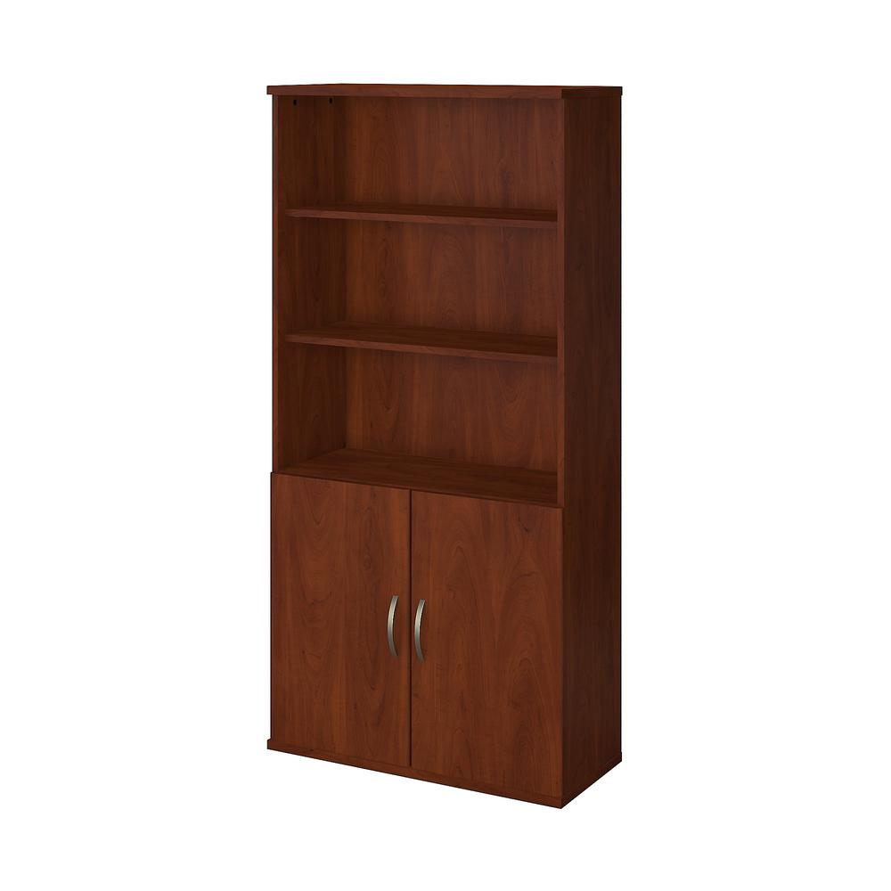 Series C Elite 36W 5 Shelf Bookcase with Doors. Picture 1