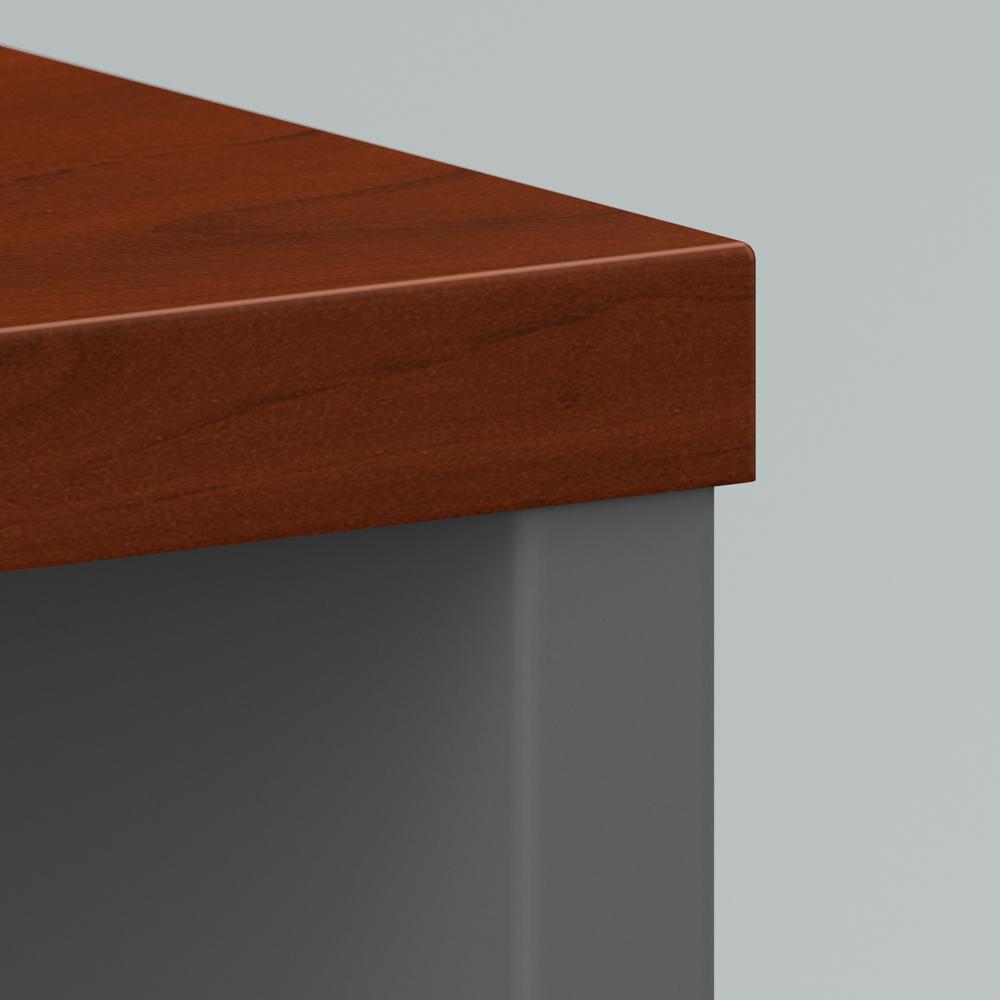 Left Handed L Shaped Desk with 3 Drawer Mobile Pedestal. Picture 6