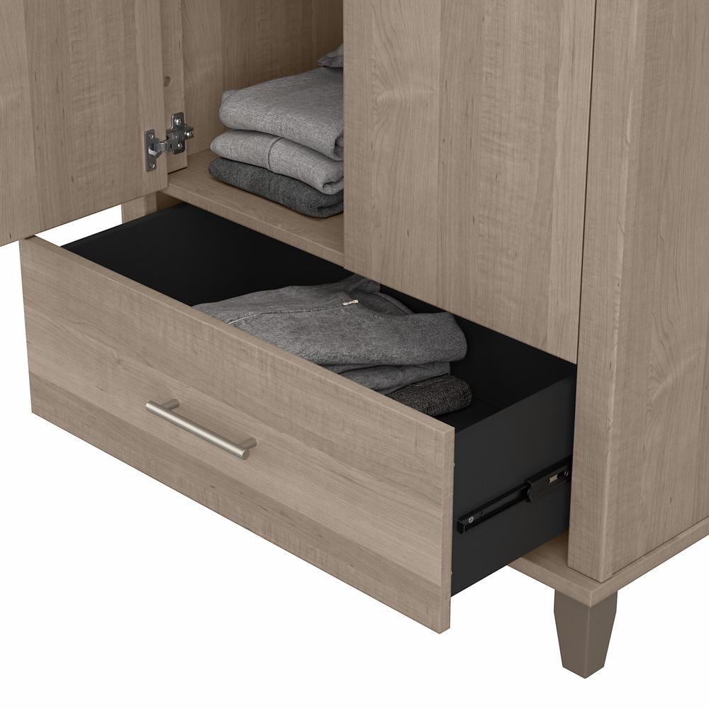 Bush Furniture Somerset Large Armoire Cabinet, Ash Gray. Picture 7