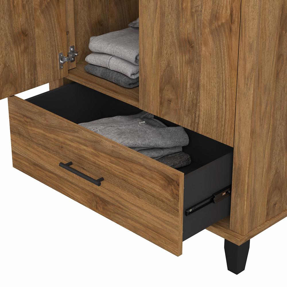Bush Furniture Somerset Large Armoire Cabinet, Fresh Walnut. Picture 7