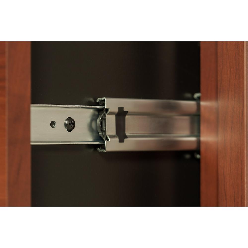 Bush Business Furniture Series C 36W 2 Drawer Lateral File Cabinet, Hansen Cherry/Graphite Gray. Picture 5