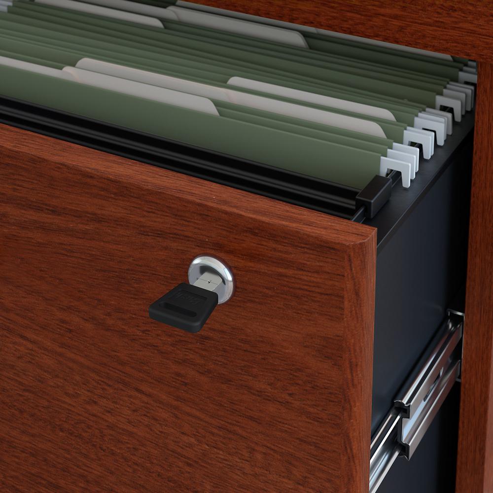Bush Business Furniture Series C Lateral File Cabinet, Mahogany. Picture 3