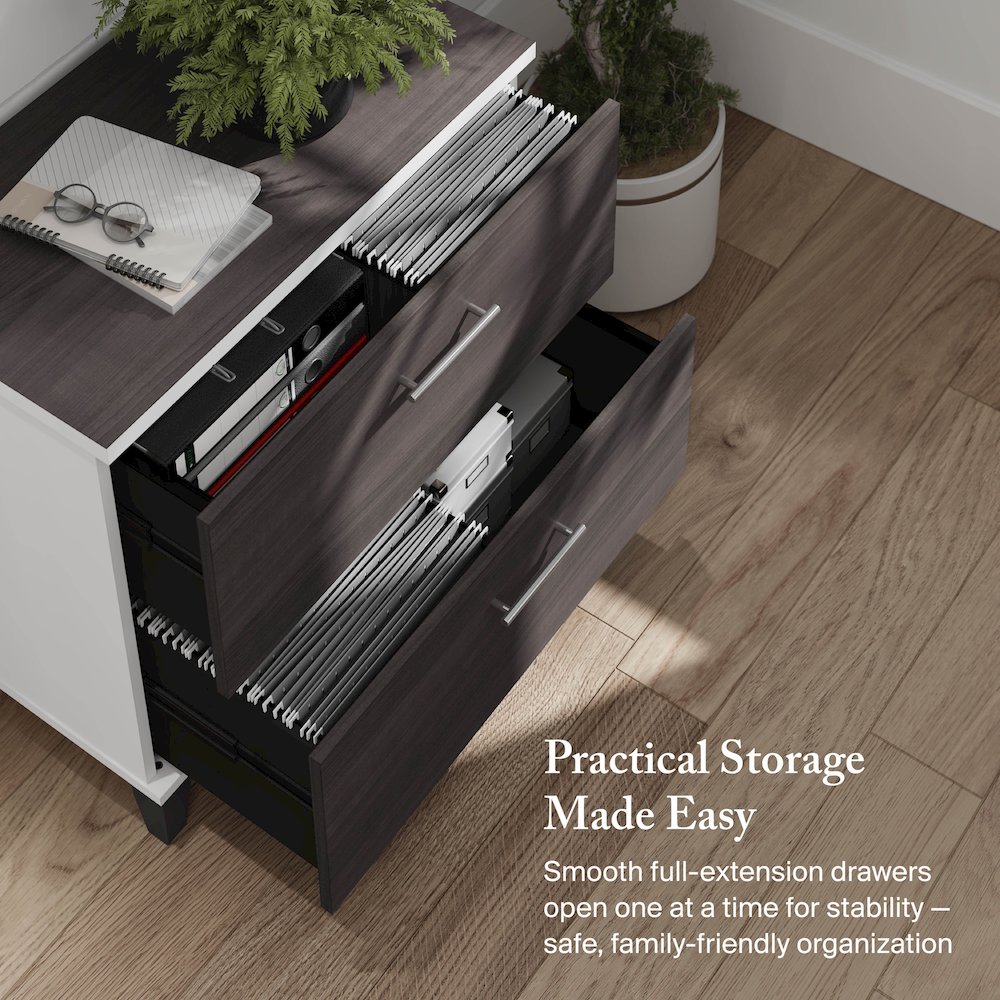 Somerset 2 Drawer Lateral File Cabinet. Picture 4