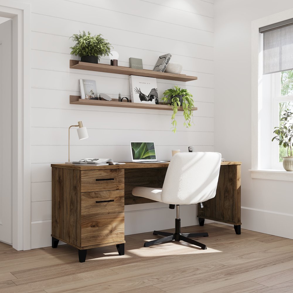 Somerset 72W Office Desk with Drawers. Picture 2