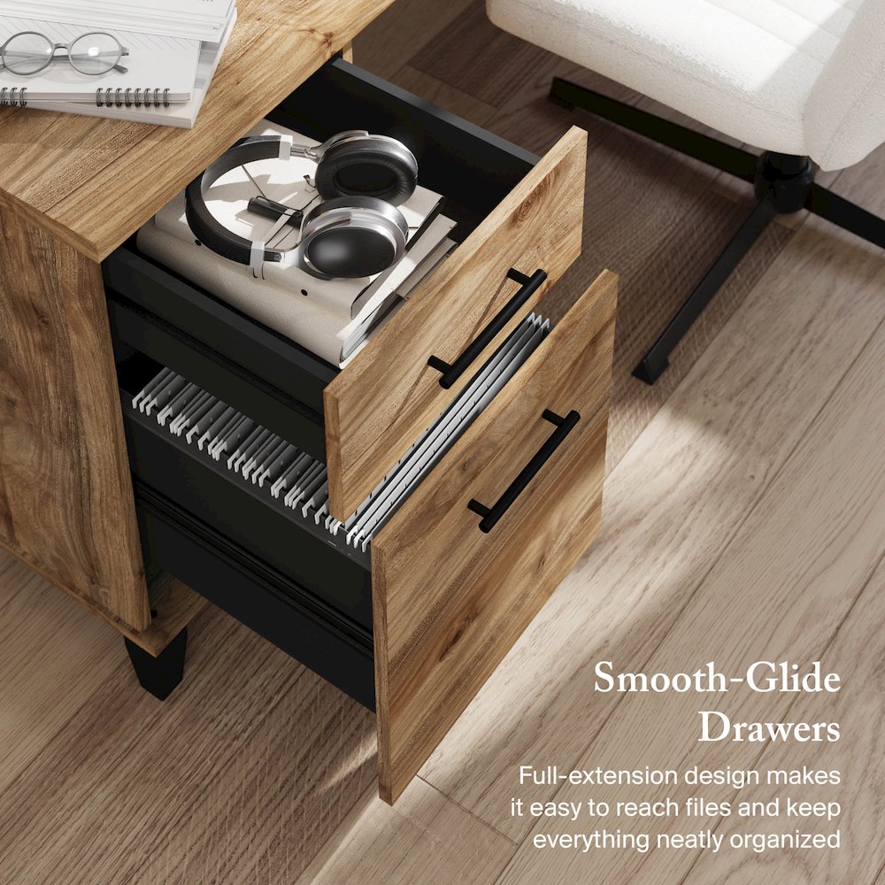 Somerset 72W Office Desk with Drawers. Picture 5