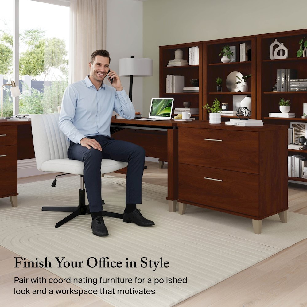 Somerset 2 Drawer Lateral File Cabinet. Picture 3