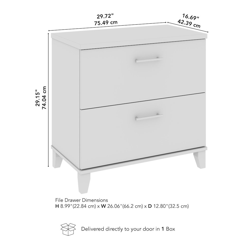 Somerset 2 Drawer Lateral File Cabinet. Picture 7