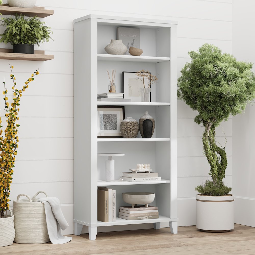 Somerset Tall 5 Shelf Bookcase. Picture 2