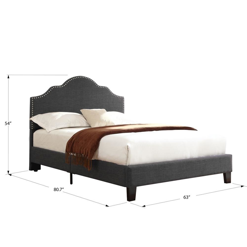 Kirby Queen Upholstered Bed. Picture 3