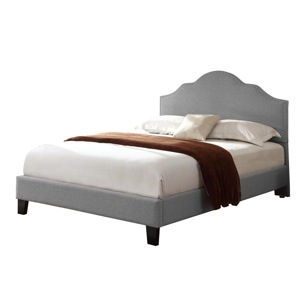 Kirby Queen Upholstered Bed. Picture 1