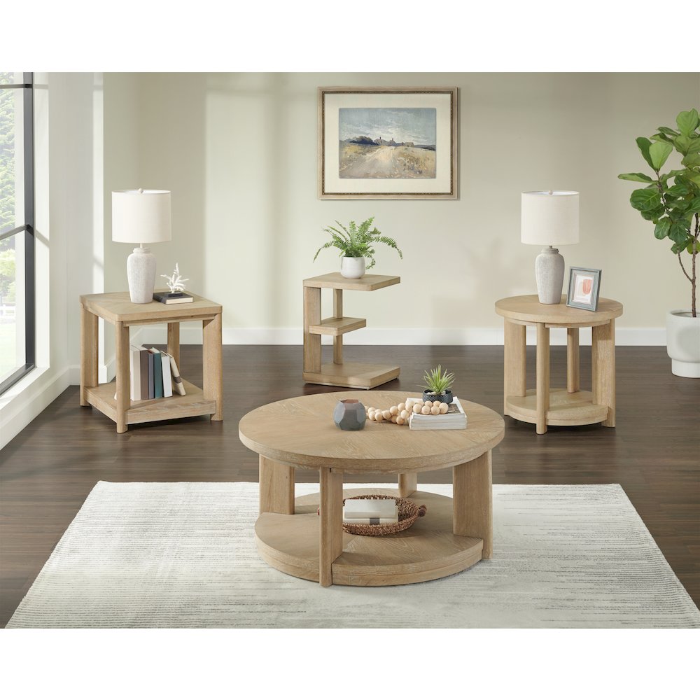 Wallce & Bay Clove Sand Dune Round Accent Table. Picture 2