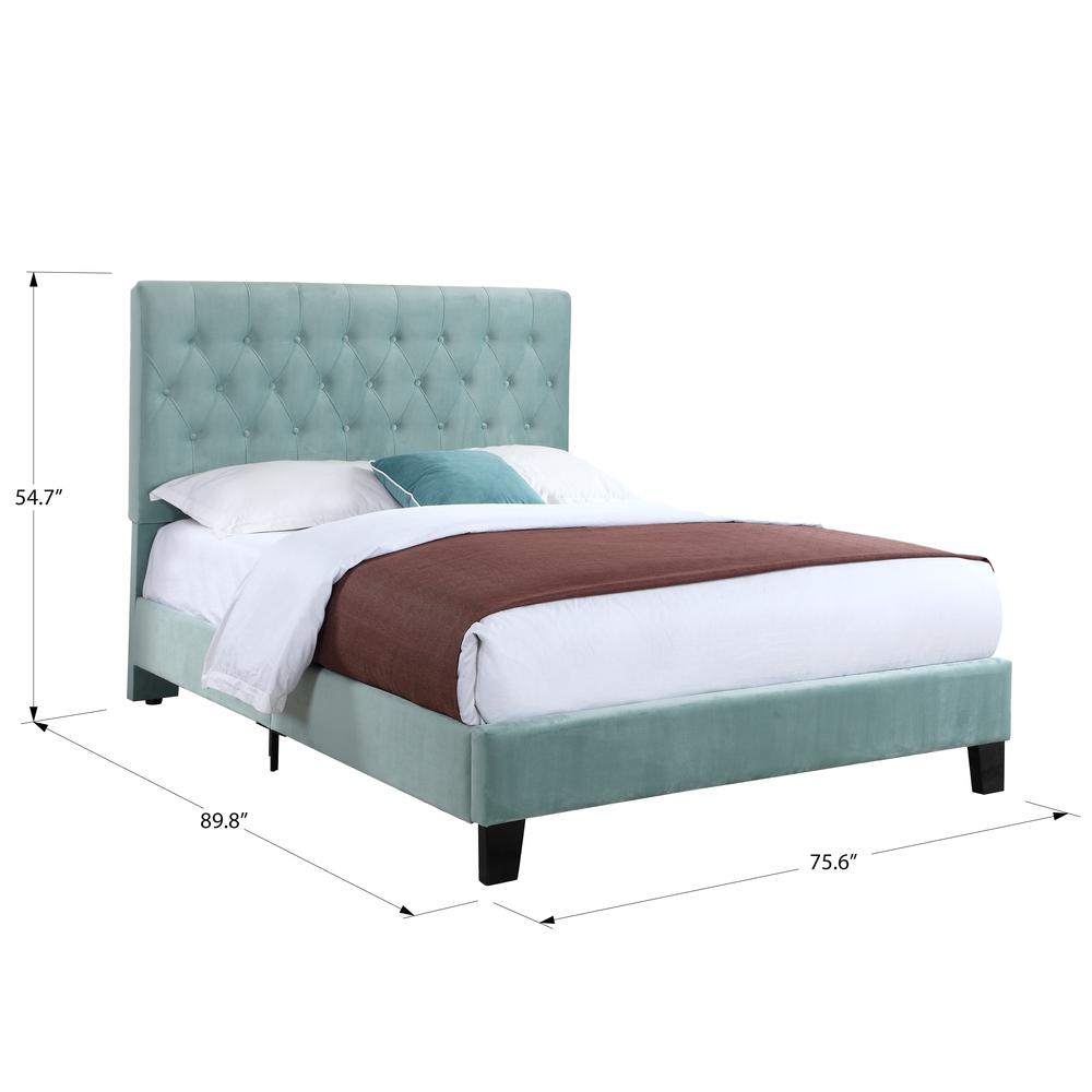 Dalton Cal King Upholstered Bed. Picture 3