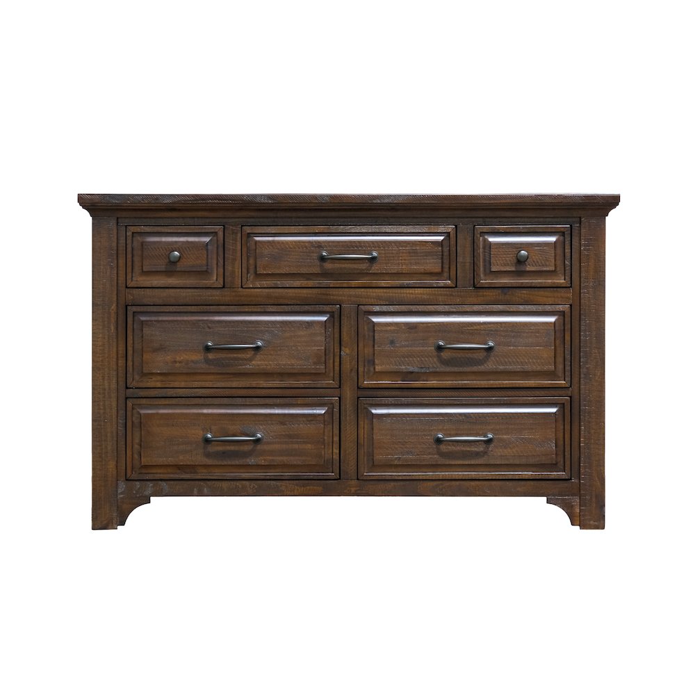 Wallace & Bay Verna Burnt Umber 7-Drawer Dresser. Picture 3
