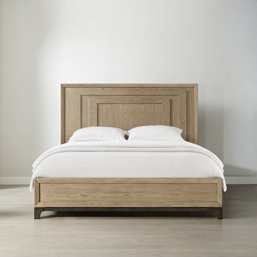 Wallace & Bay Preno Queen Panel Bed in Caramel and Cocoa. Picture 2