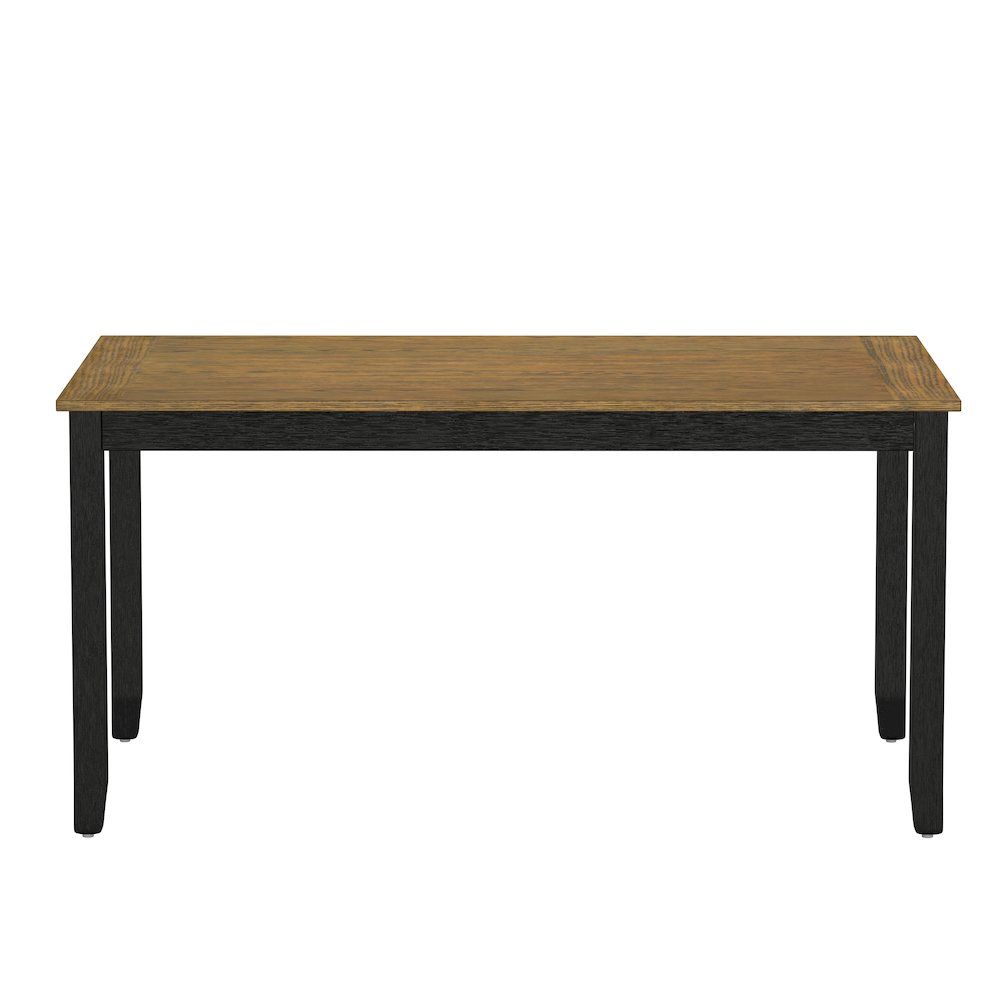 Radiant Earthen Dusk Arlington 6-Piece Dining Table with 4 Chairs and Bench. Picture 3