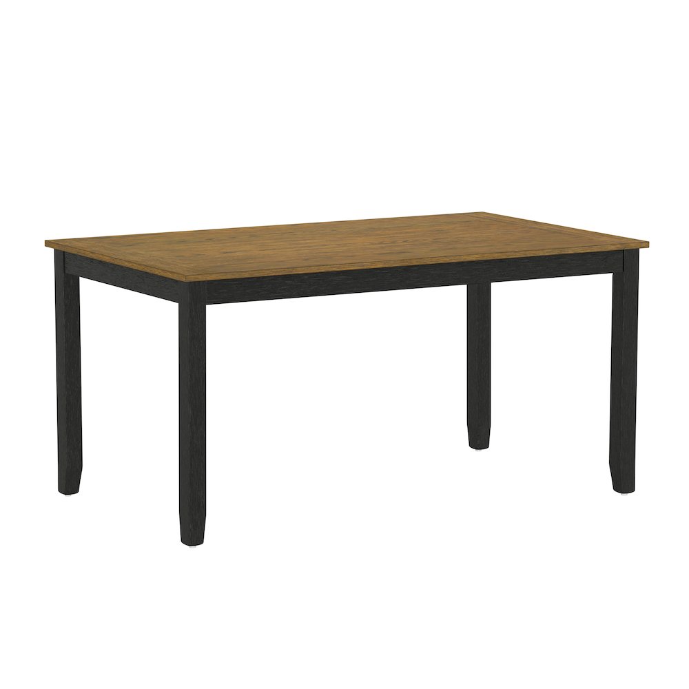 Radiant Earthen Dusk Arlington 6-Piece Dining Table with 4 Chairs and Bench. Picture 10