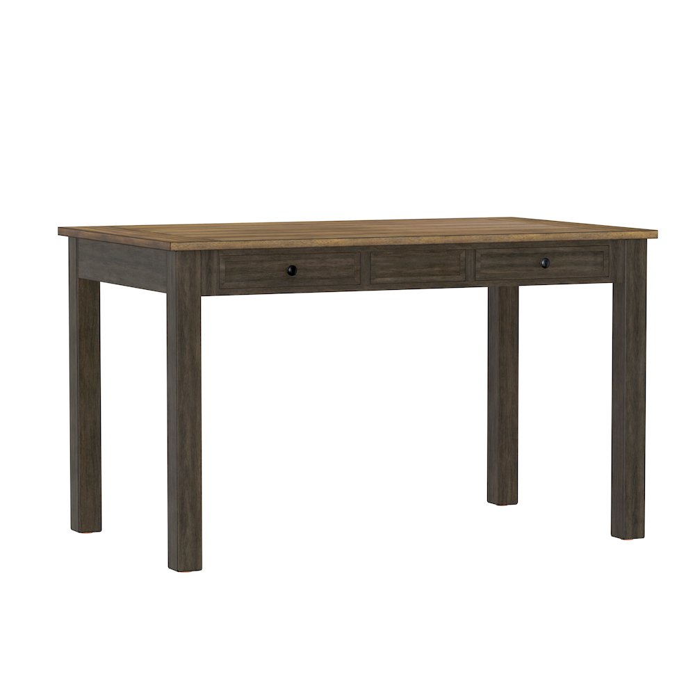 6 Piece Gathering Height Table Set in Mangrove & Dark Brown. Picture 4
