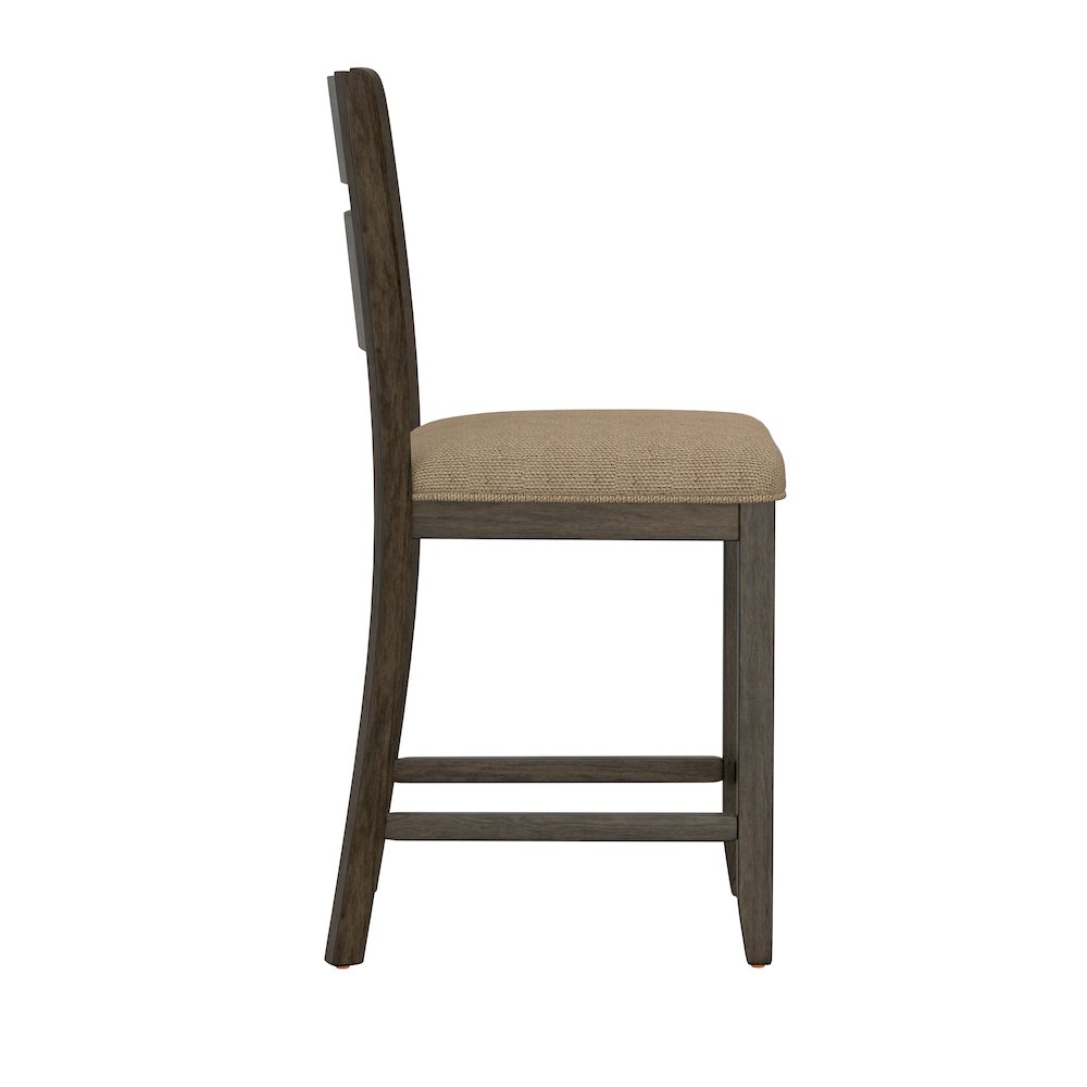 6 Piece Gathering Height Table Set in Mangrove & Dark Brown. Picture 9