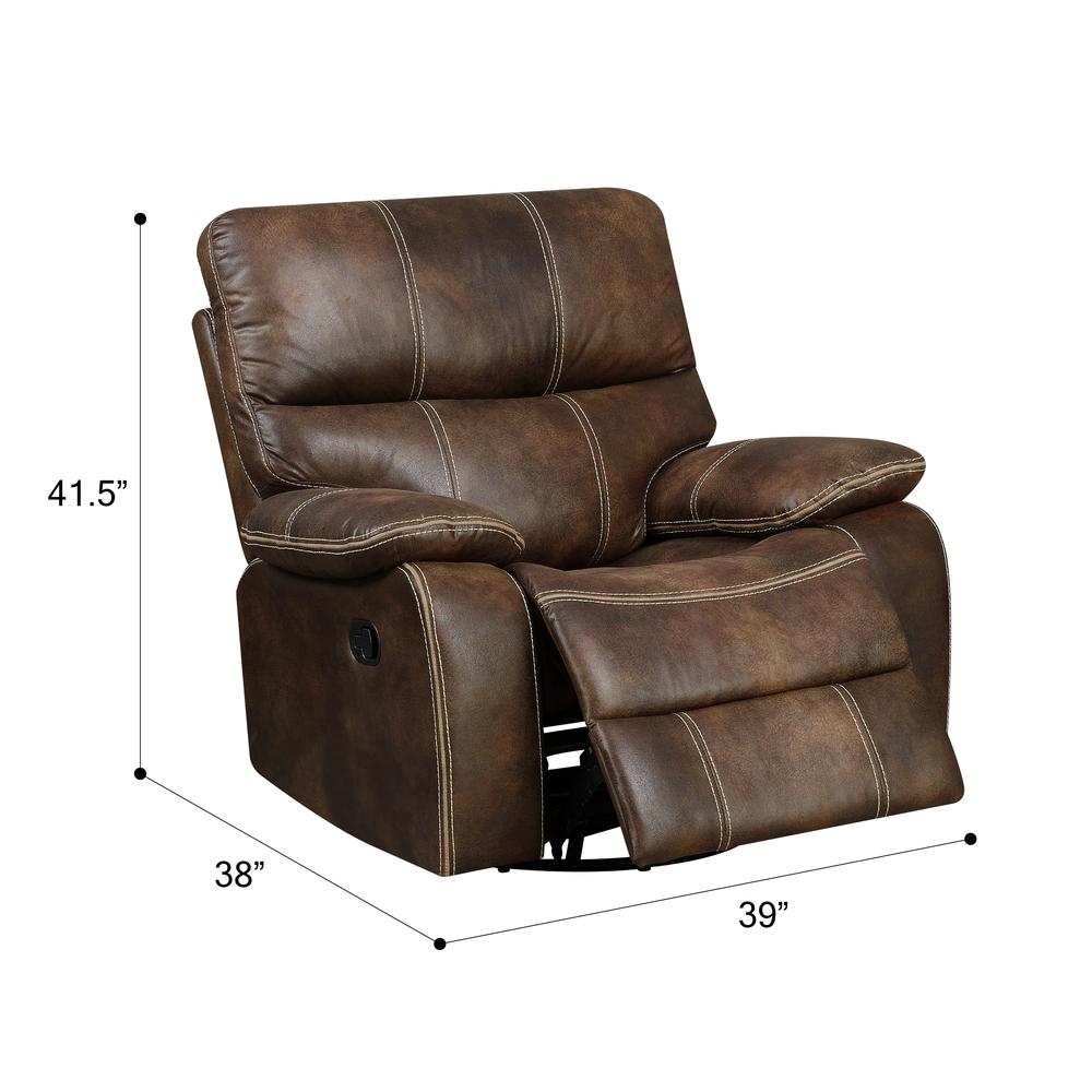 Swivel Gliding Recliner with Swivel, Glide, And Recline Motion. Picture 2