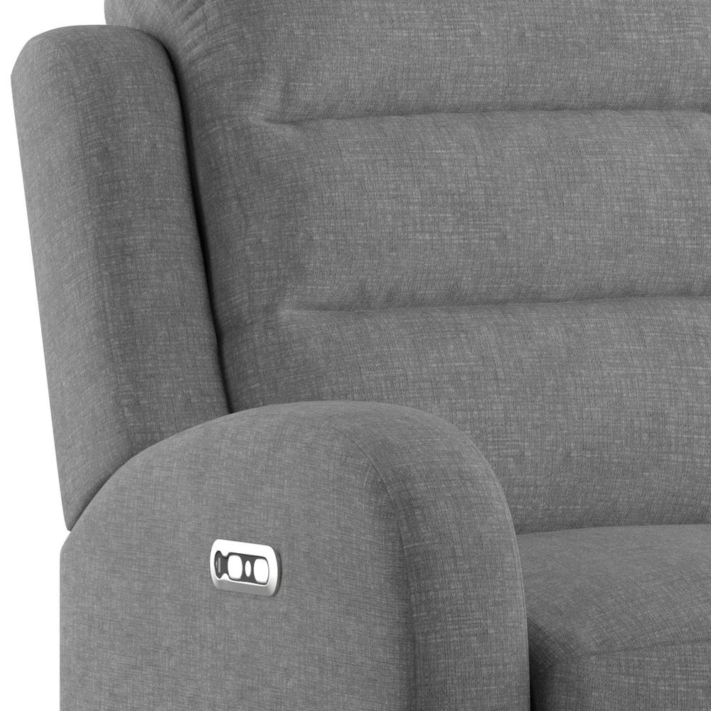 Dual Power Recliner And Headrest with Power Headrest. Picture 3