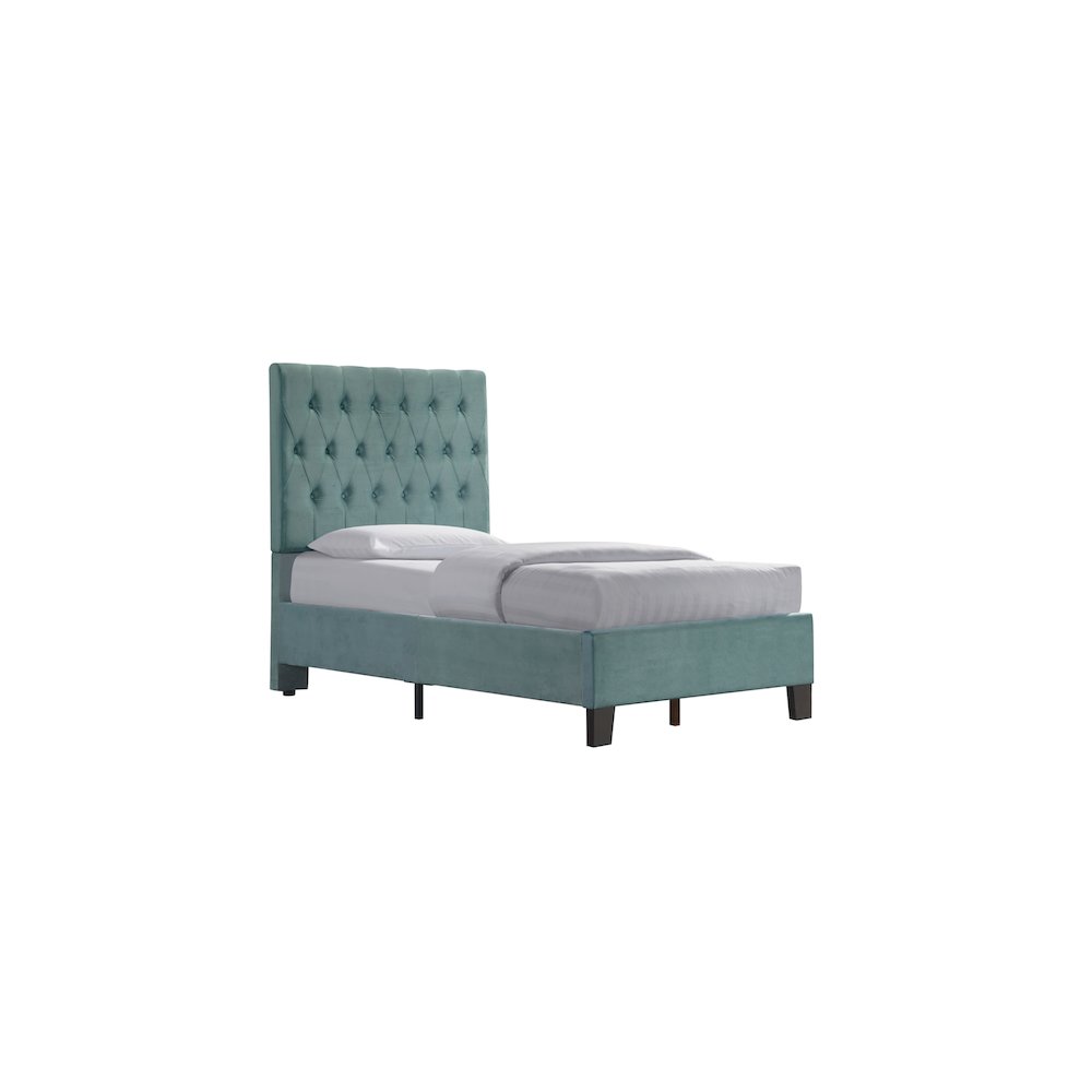 Dalton Twin Upholstered Bed. Picture 1