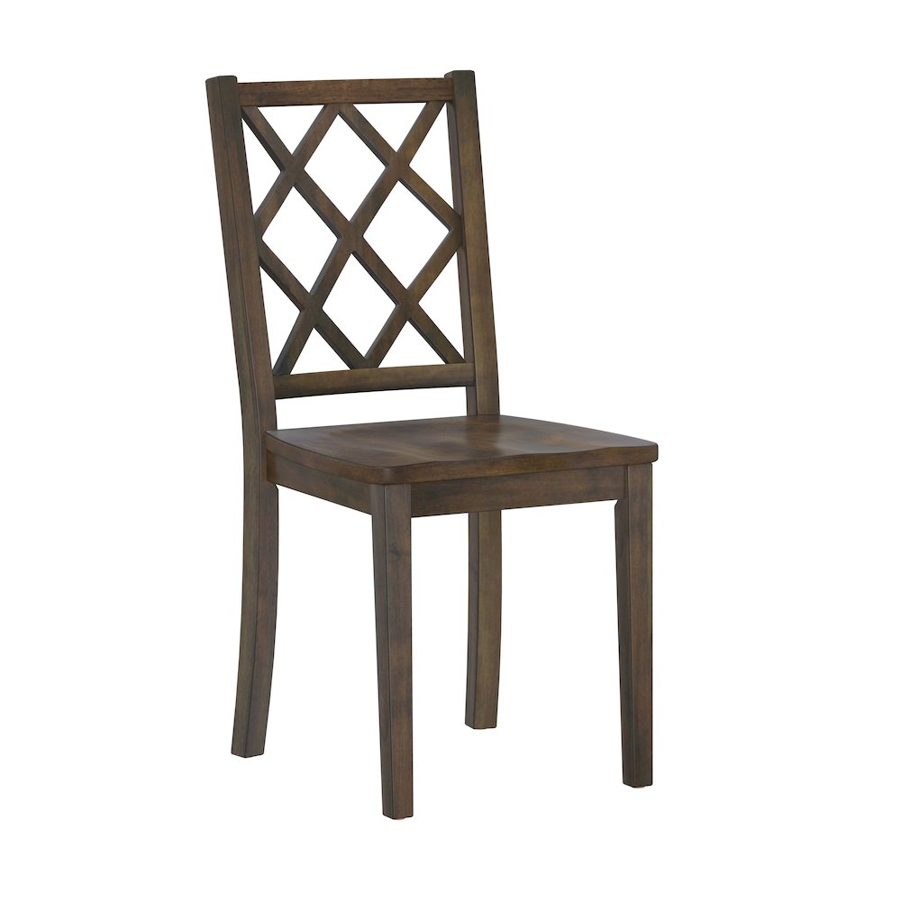 Wallace & Bay Velvety 5 Piece Dining Table Set in Bitters Brown. Picture 3