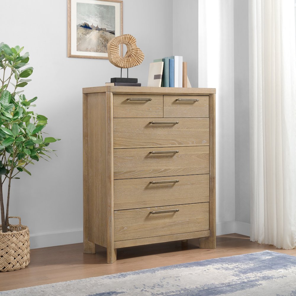 Wallce & Bay Clove Sand Dune 6-Drawer Chest. Picture 2