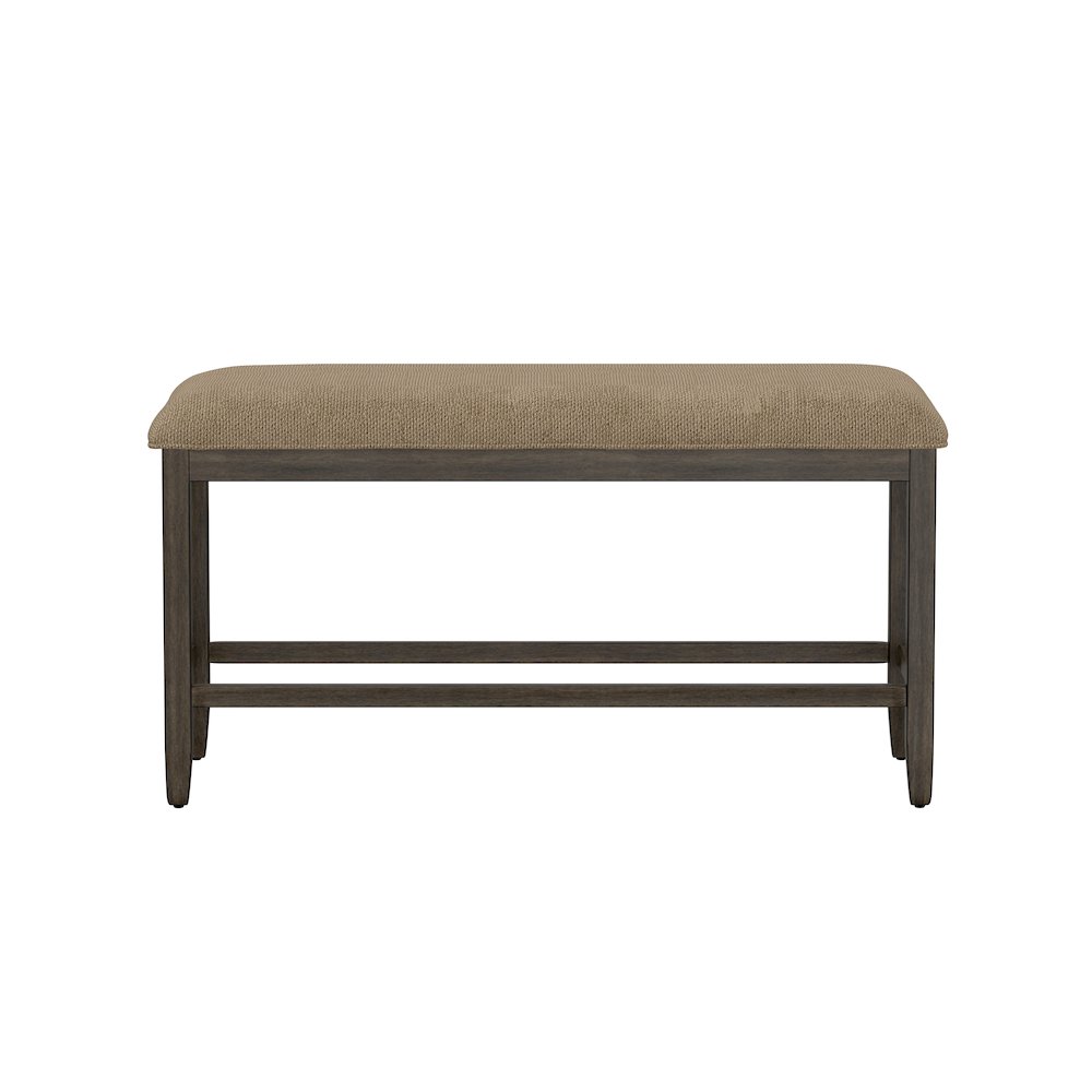 6 Piece Gathering Height Table Set in Mangrove & Dark Brown. Picture 8