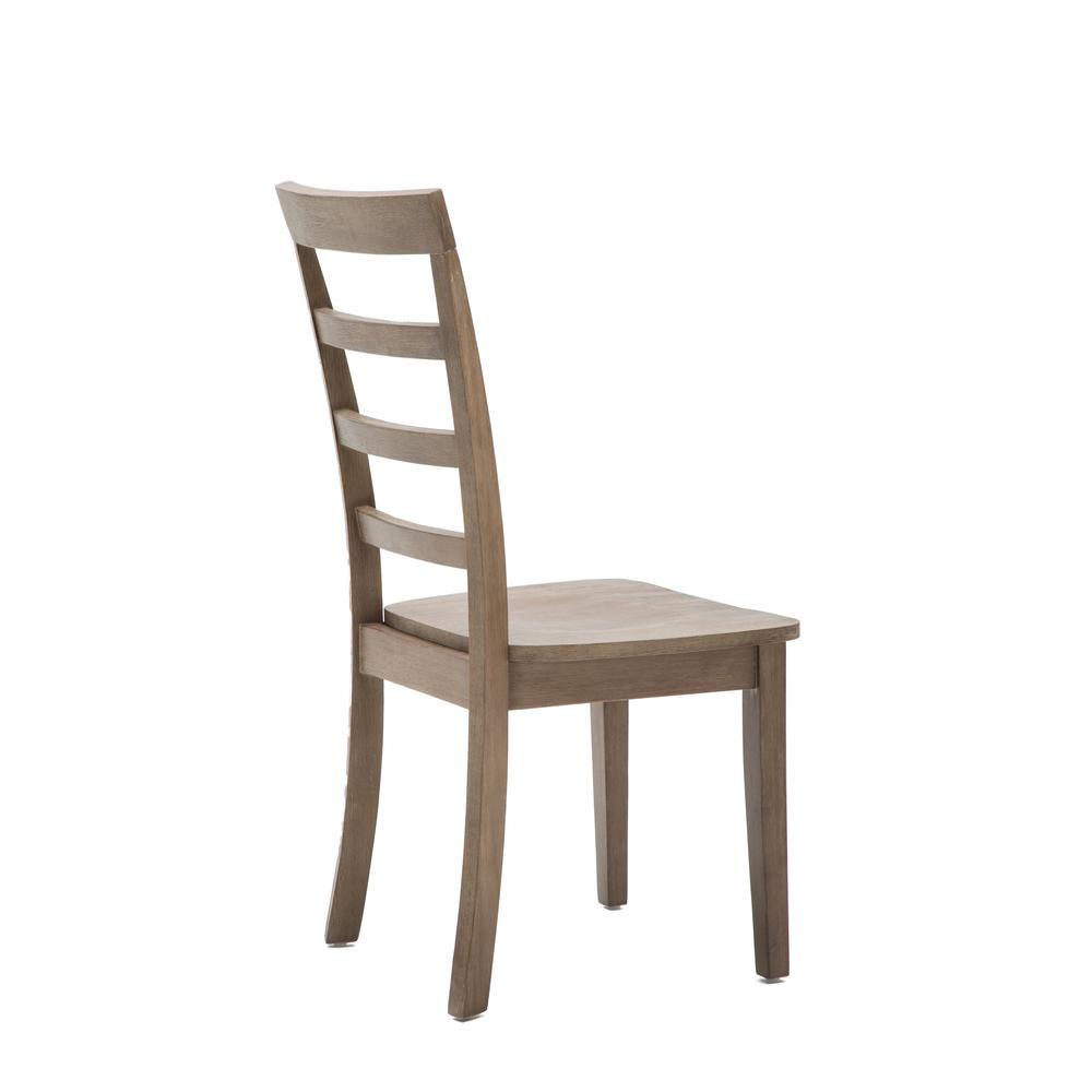 Boulder Dining Chairs, Set of 2 - Barnwood Wire-Brush. Picture 1