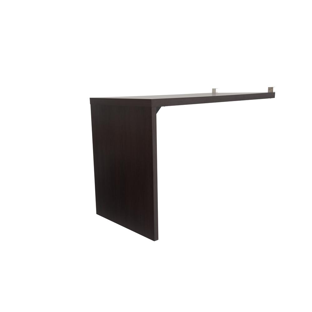 Claude L-Desk - Espresso. Picture 3