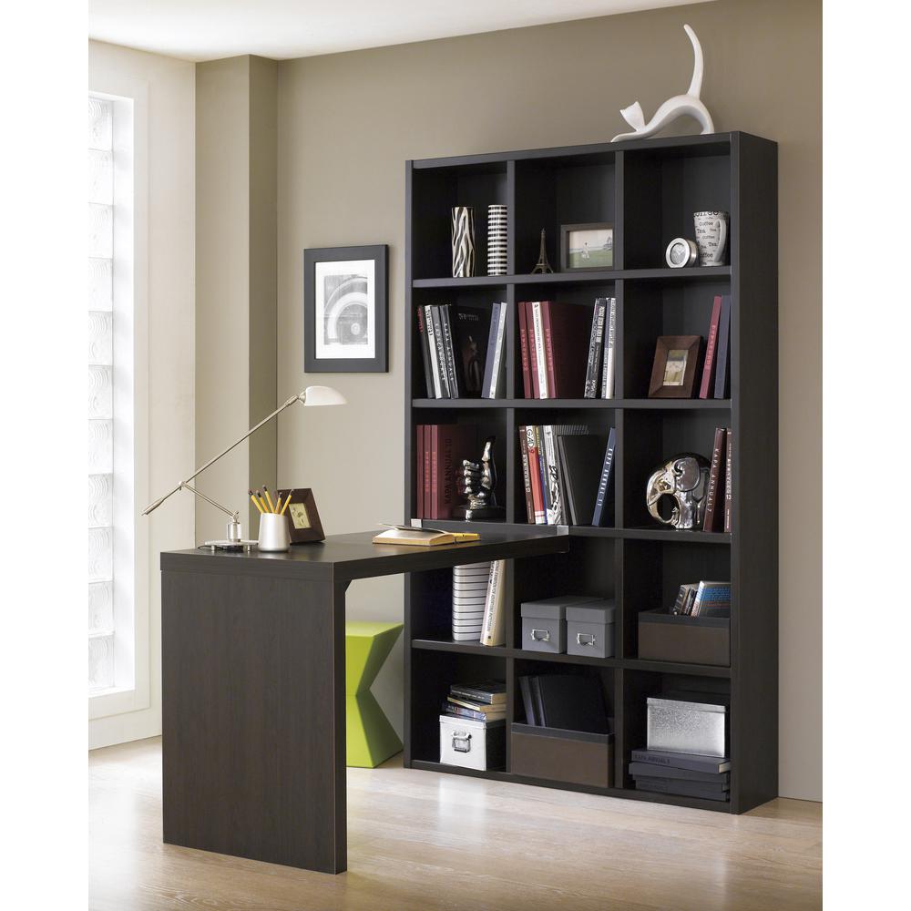 Claude L-Desk - Espresso. Picture 4