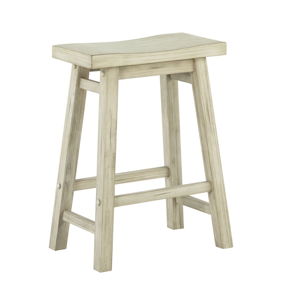 Sonoma Backless Saddle Counter Stool - Sawgrass Finish. Picture 1