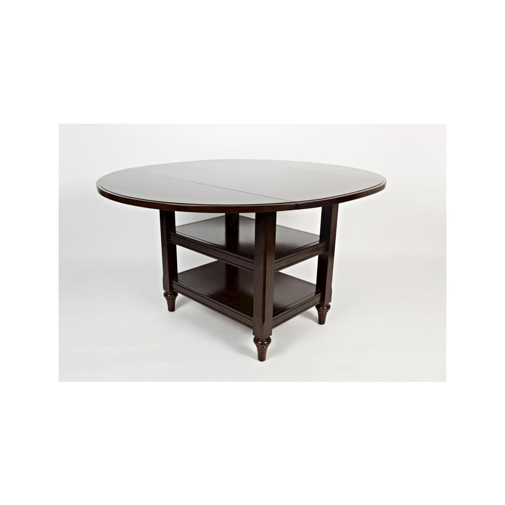 HARBOR COTTAGE DROP-LEAF DINING TABLE - CAPPUCCINO, Cappuccino. Picture 2