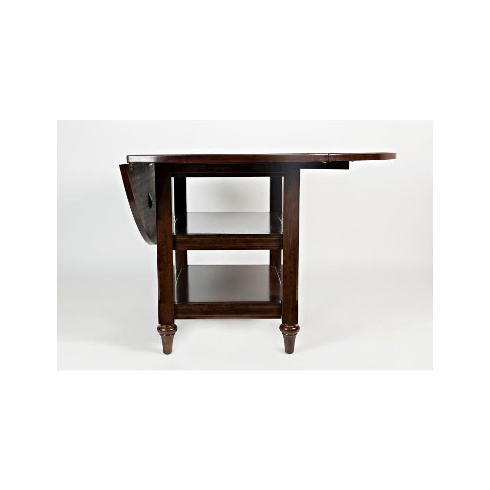 HARBOR COTTAGE DROP-LEAF DINING TABLE - CAPPUCCINO, Cappuccino. Picture 1