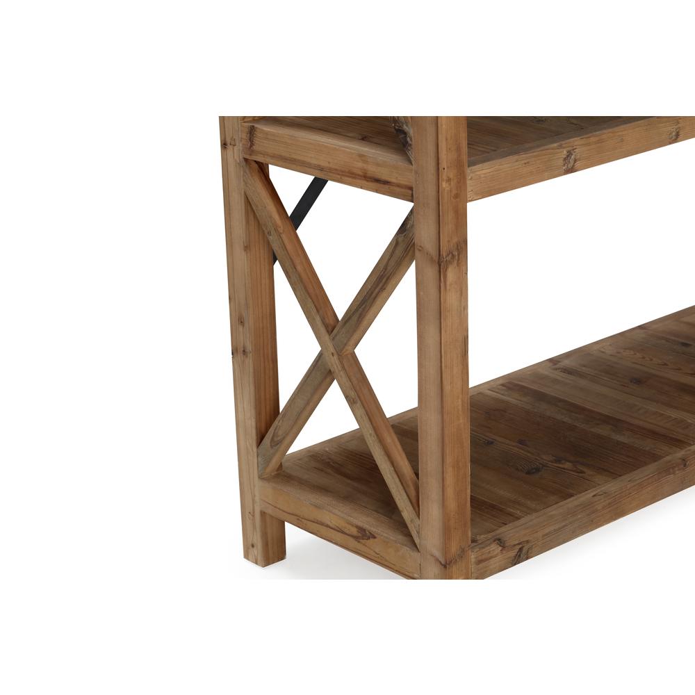 Elinor Bookcase - Natural/Black Finish. Picture 3