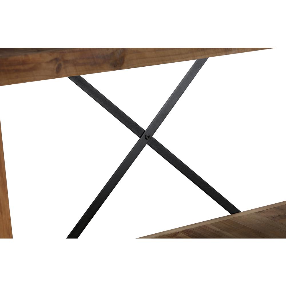 Elinor Bookcase - Natural/Black Finish. Picture 4