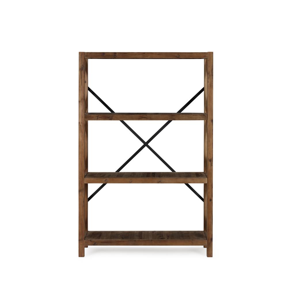 Elinor Bookcase - Natural/Black Finish. Picture 5