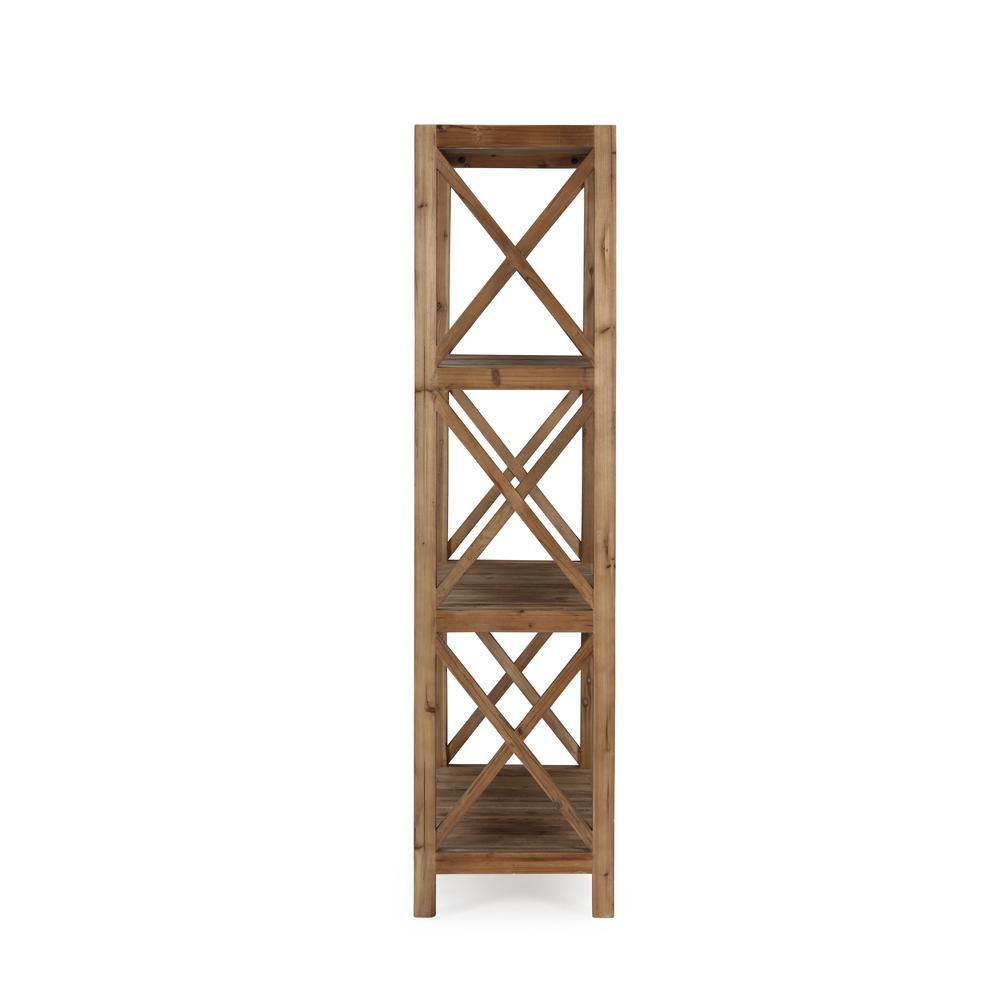 Elinor Bookcase - Natural/Black Finish. Picture 9