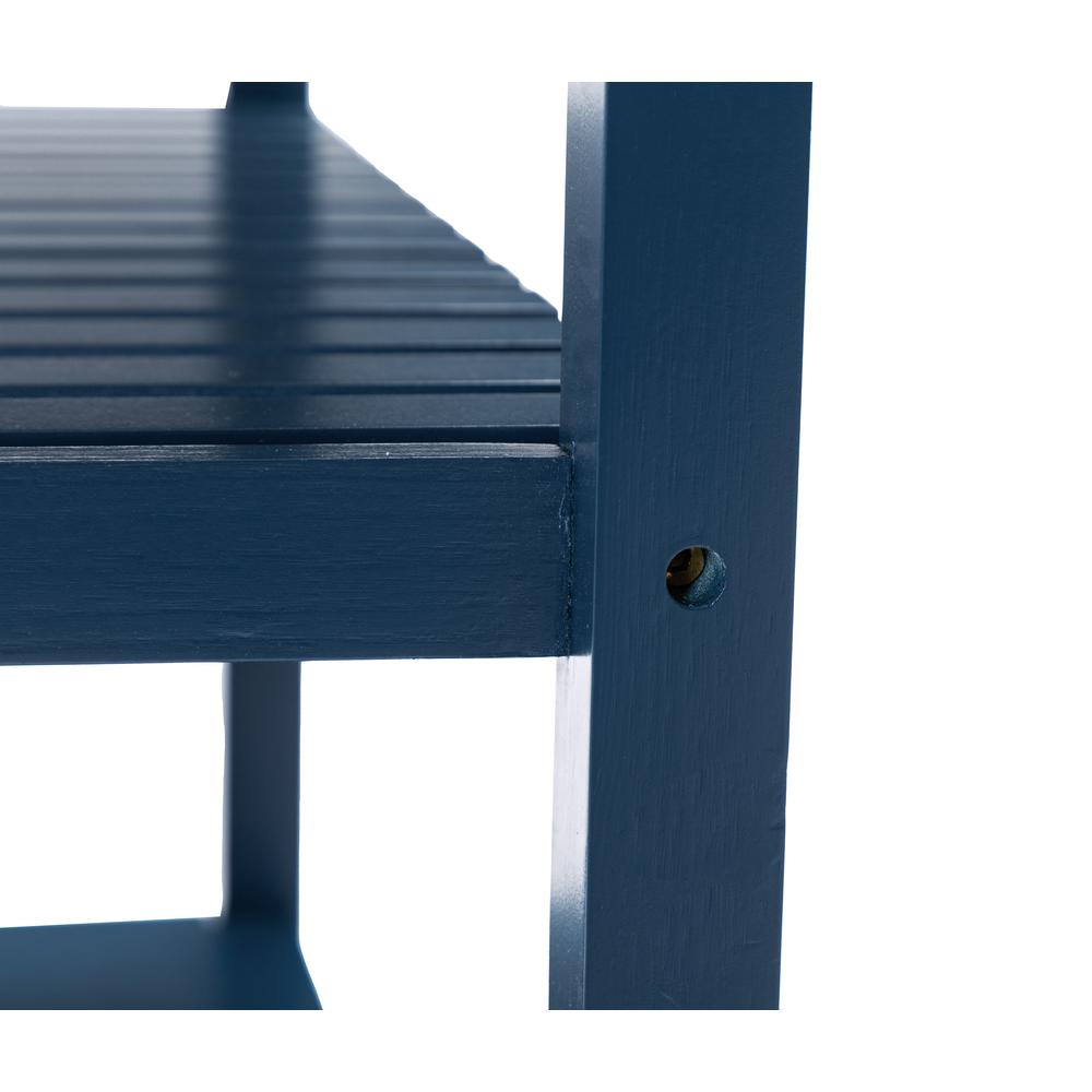 Holland Kitchen Cart With Stainless Steel Top - Navy Blue. Picture 38