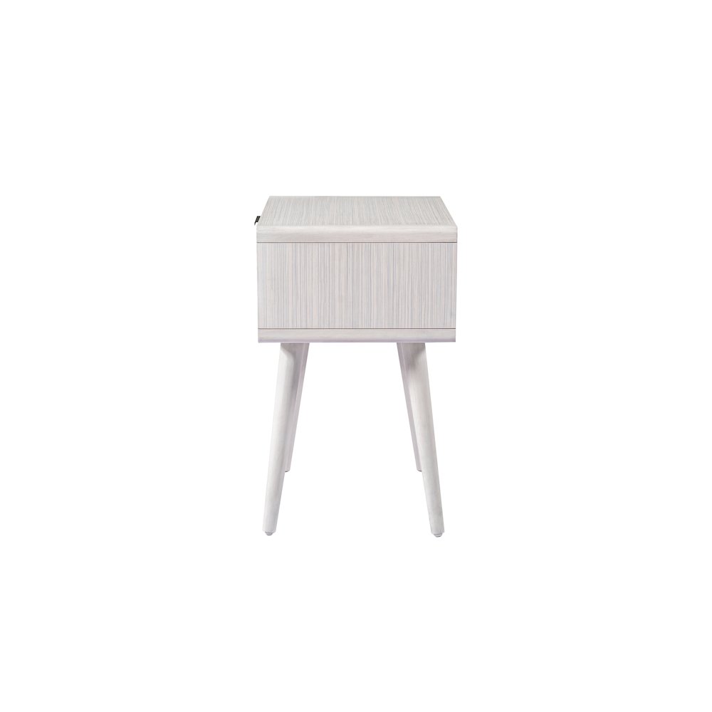 Cambria End Table - Zebrano Whitewash/Natural Cane. Picture 7