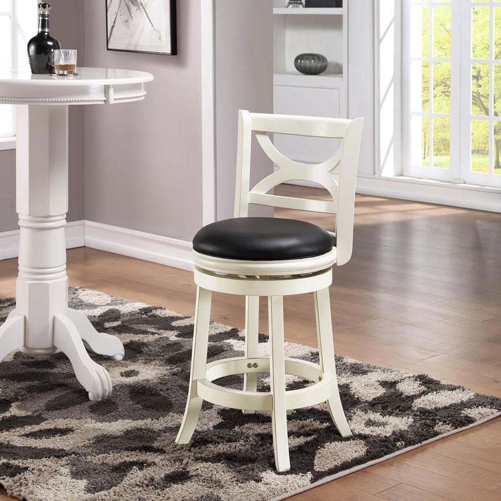 Florence Swivel Counter Stool - Buttermilk. Picture 5