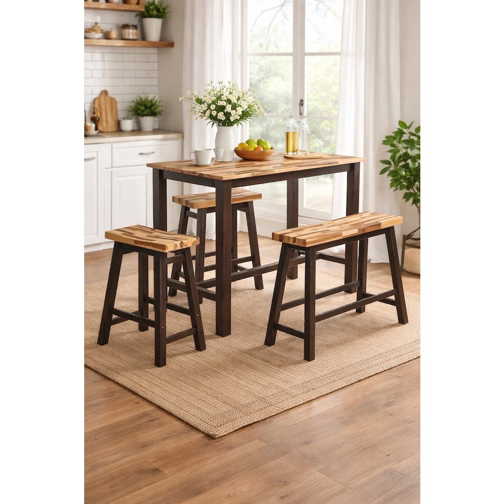 Sonoma 4pc Pub Set - Blended Espresso Finish. Picture 5