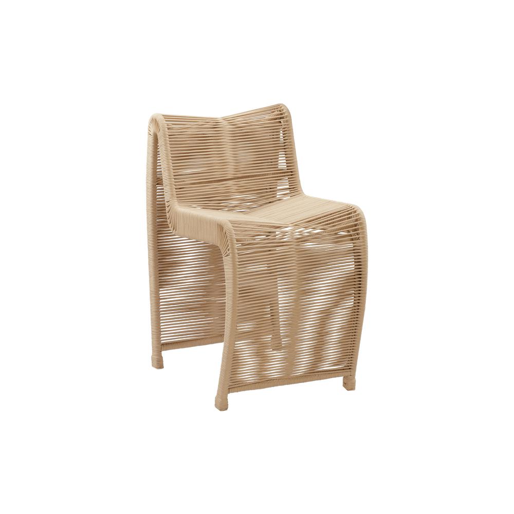 Lorenzo Tan Rope Counter Stool - Set of 2. Picture 6