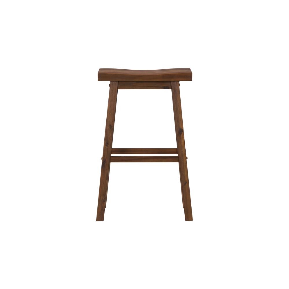 Sonoma Backless Saddle Bar Stools - Chestnut Wire-Brush - Set of 2. Picture 7