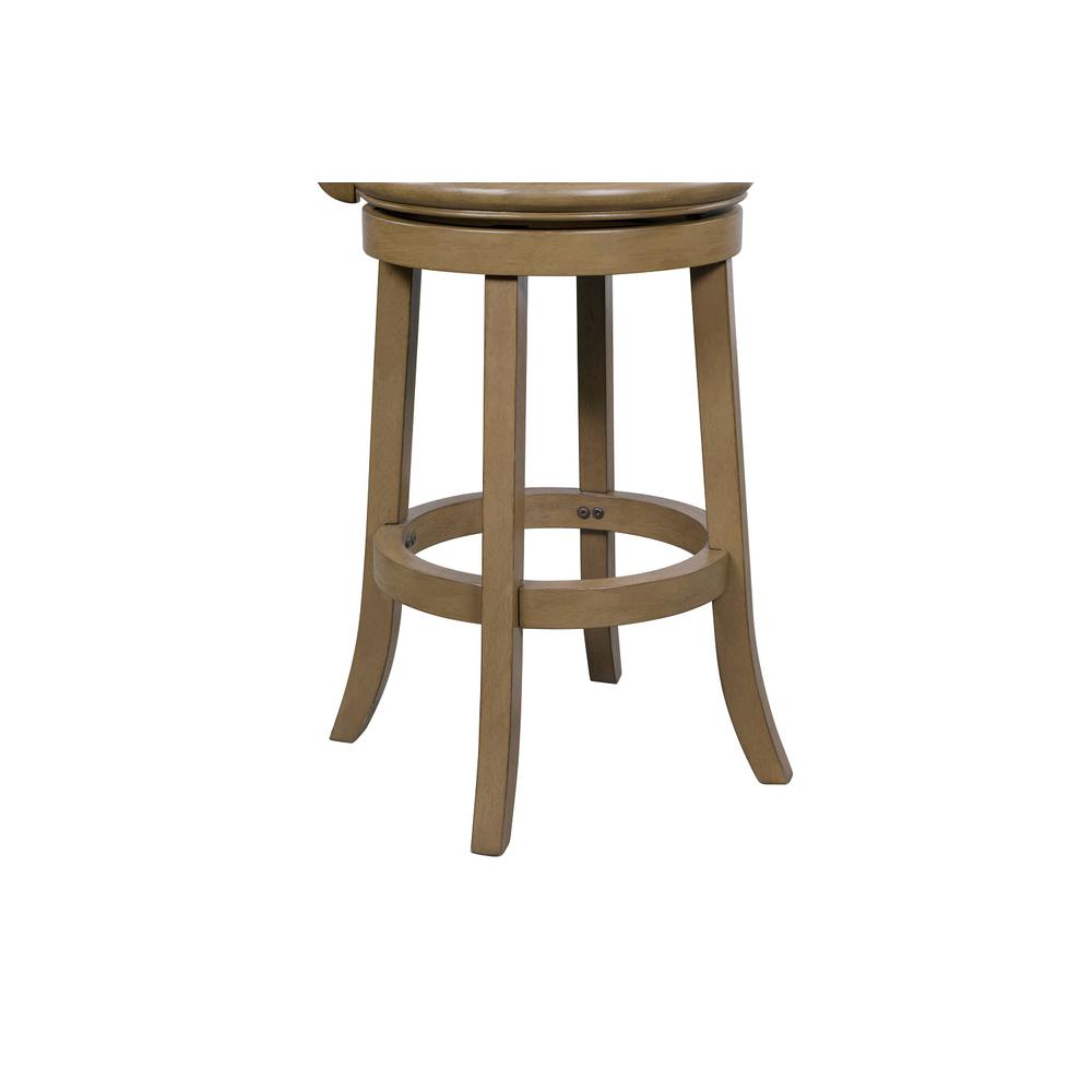 Augusta 26" Swivel Counter Stool - Distressed Sandrift. Picture 7